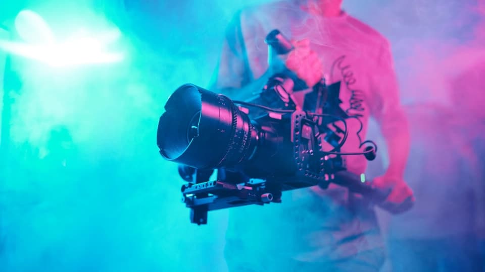 Production vidéo en action