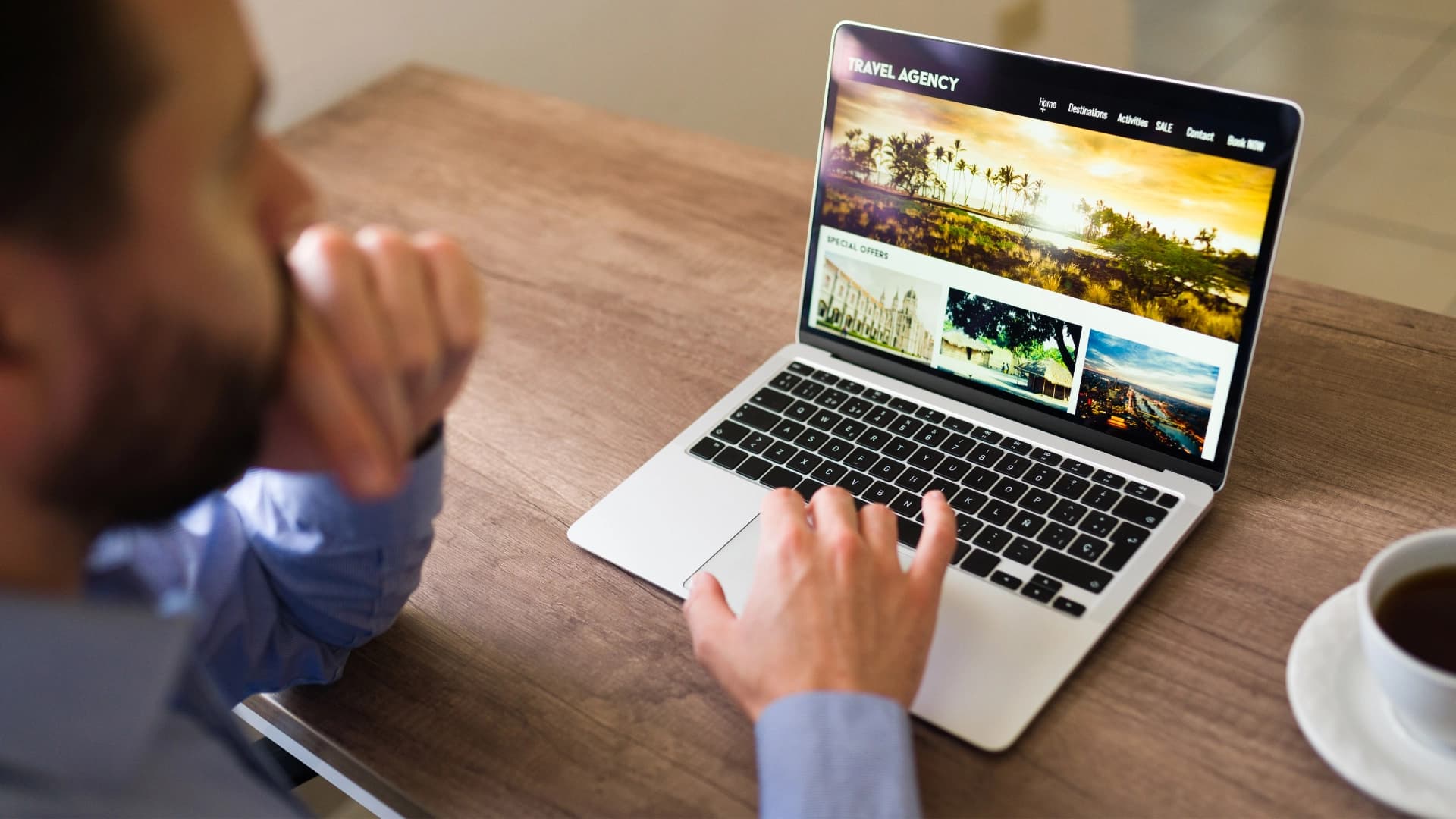 Interface site web moderne et responsive